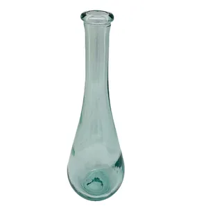 Green Glass Bottle Vase