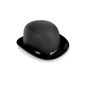 Black bowler Hats (plastic)