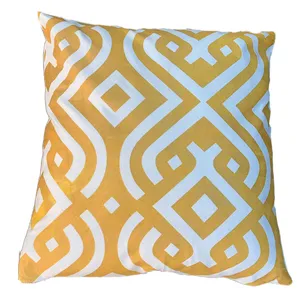 Gold Geometric Cushion Covers