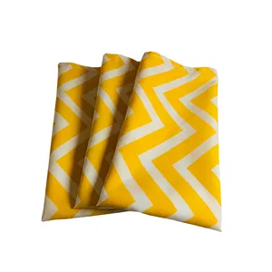 Yellow & White Chevron Napkins