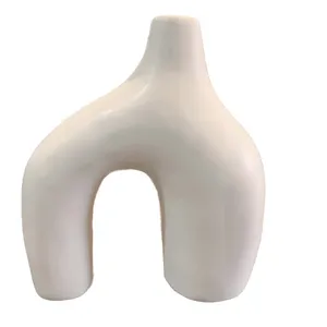 White Art Deco Vase 1