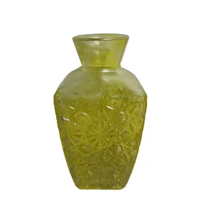 Yellow Bottle Bud Vase - Medium