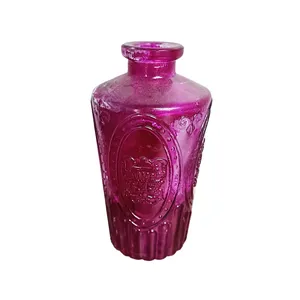 Cerise Bottle Bud Vase - Medium