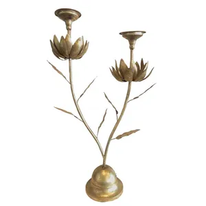 Gold Leaf Candelabra