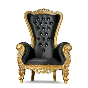 Black & Gold Queen Throne