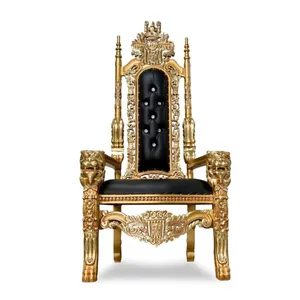 Black & Gold King Throne