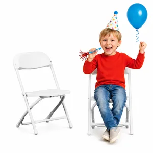 Kids White Plastic Chairs