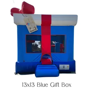 13x13 Blue Gift Box Jumper