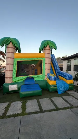 Tropical Jumper & Slide Combo 