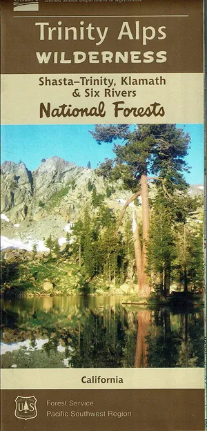 Map- Trinity Alps Wilderness