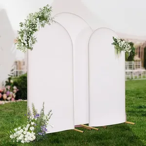 White Arch Backdrop Stand - Set of 3