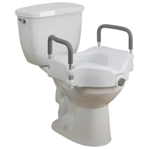 Raised toilet seat