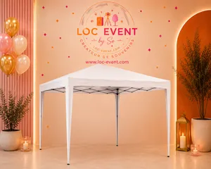 Tonelle 3m x 3m (avec lestage)