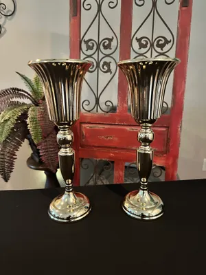 Gold Chalice Centerpiece