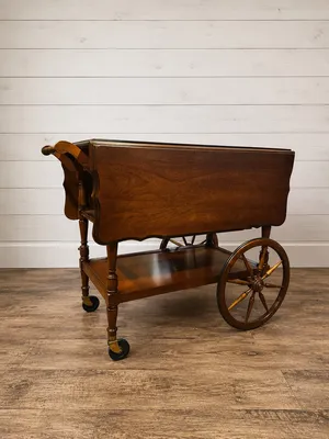 Darker Antique Serving Cart