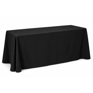 Nappe rectangulaire Noir 90×156