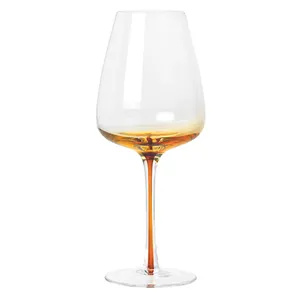 Amber White Wine Glass