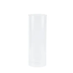 Clear Acrylic Round M Plinth - 0.9m