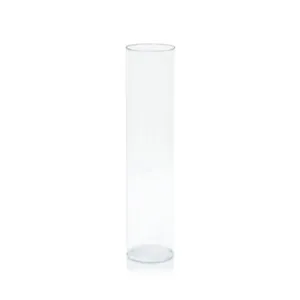 Clear Glass Candle Sleeve 60cm