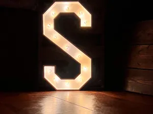 3ft marquee letter S