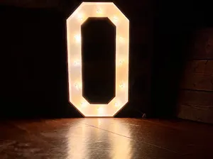 3ft marquee letter O