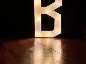 3ft marquee letter B
