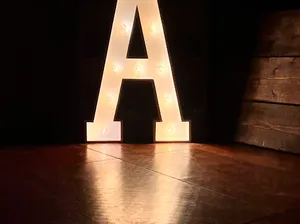 3ft marquee letter A