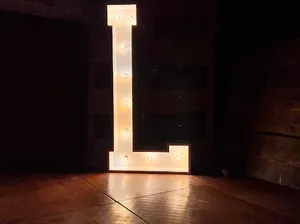3ft marquee letter L