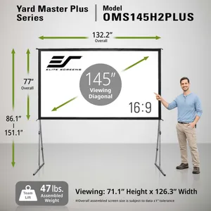 Indoor projector screen