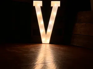 3ft marquee letter V