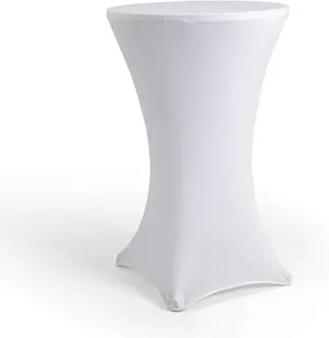 Bistro strech white linen