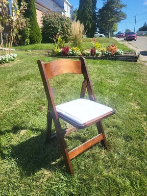 Wood padded chair