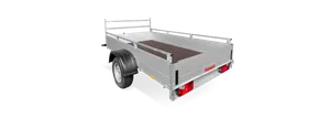 Open aanhangwagen 750kg enkelas