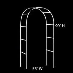 White Metal Arch