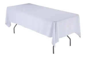 White Rectangle Table Cloth
