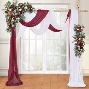 Burgundy Drapes