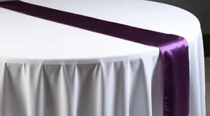 Purple Satin Runners