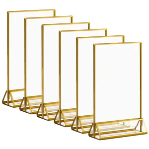 Golden Acrylic Stands (5x7in)