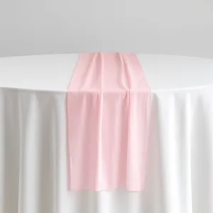 Pink Chiffon Table Runner