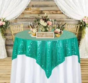 Sequin table topper Overlay - Green