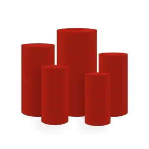 Pedestal Cylinder Cover Set of 5