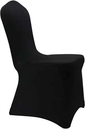 Black Spandex chair covers 
