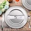 Silver Charger Plate - 13 Inch Round