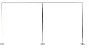 10ftx20ft Stainless Steel Wedding Party Backdrop Stand Frame Decoration Silver Arbor