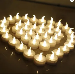 LED tea light with timer - Remote Operated (1 dozen)