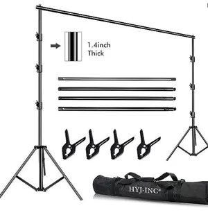 10x10 black photo back drop stand