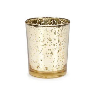 gold votive candle holders