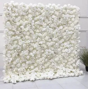 White Flower Wall 8x8 