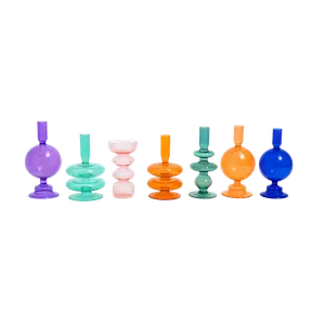 Set de 7 Floreros de Colores