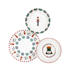 Set Navideño Cascanueces (grande, pequeño, hondo)